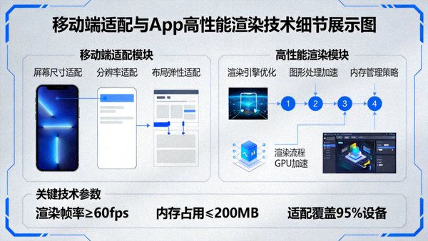 移动端多分辨率自适应布局渲染与GPU能效优化图解